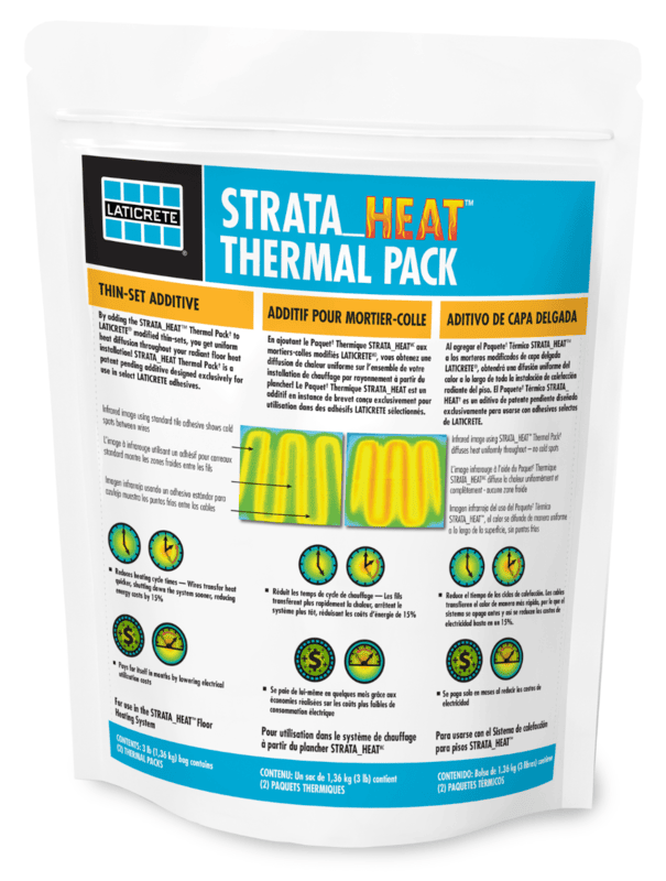LATICRETE - STRATA HEAT THERMAL HEAT PACK LATICRETE - STRATA HEAT THERMAL HEAT PACK