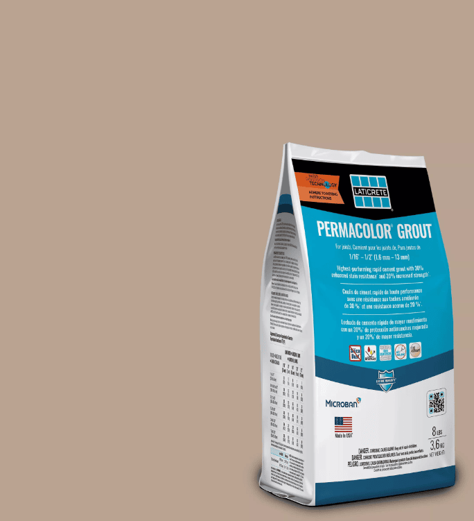 LATICRETE PERMACOLOR GROUT LATTE 40 - 8LB LATICRETE PERMACOLOR GROUT LATTE 40 - 8LB