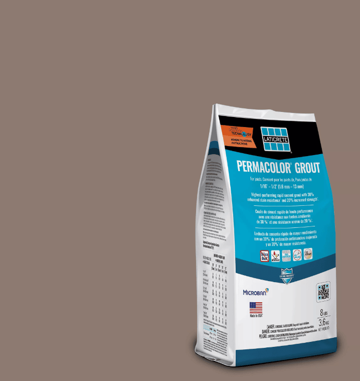 LATICRETE - PERMACOLOR GROUT HOT COCOA 57 - 8LB LATICRETE - PERMACOLOR GROUT HOT COCOA 57 - 8LB