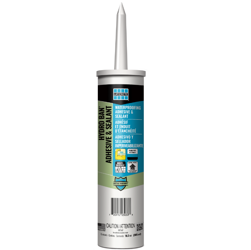LATICRETE - HYDRO BAN ADHESIVE & SEALANT 10.3OZ LATICRETE - HYDRO BAN ADHESIVE & SEALANT 10.3OZ